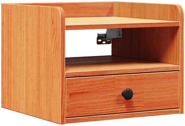 vidaXL Nachttisch Wachsbraun 38 x 36 x 29,5 cm Massivholz Kiefer 873515