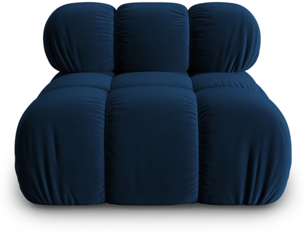 Micadoni Armloses Modul Bellis Samt Bluvel Königsblau