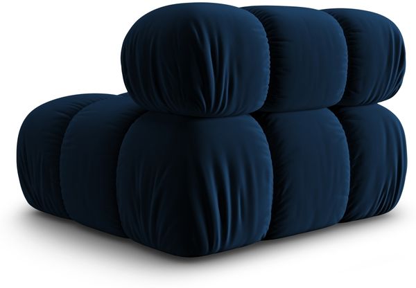 Micadoni Armloses Modul Bellis Samt Bluvel Königsblau Bild 4