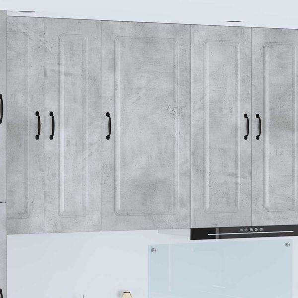 vidaXL Geschirrspülerfront Kalmar Beton Grau 50 x 31 x 100 cm 884777