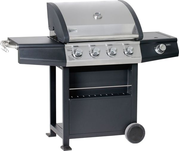 TrendLine Gasgrill Cordoba 410 4 Edelstahlbrenner Grillwagen Grillstation