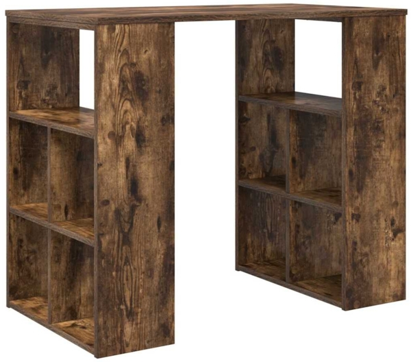 vidaXL Schreibtisch Geräucherte Eiche 90 x 50 x 75 cm Holzwerkstoff 869510