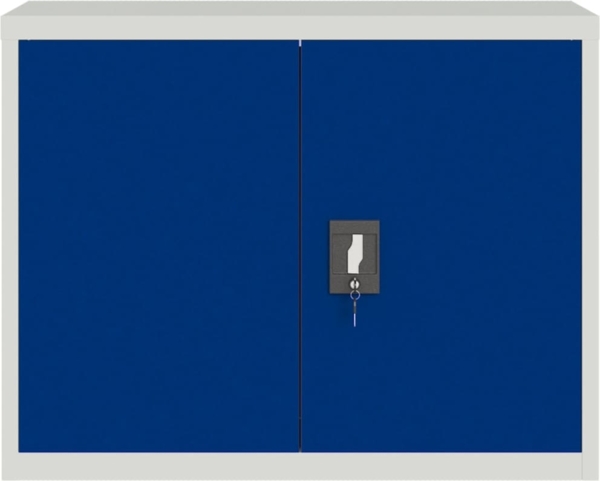 vidaXL Aktenschrank Hellgrau und Blau 90x40x70 cm Stahl 339726 Bild 2