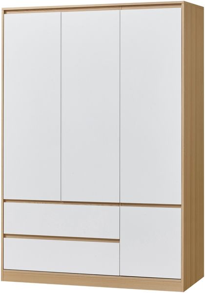 Kleiderschrank Bastheim 176x120x52 cm 6 Fächer [en. casa] Bild 4