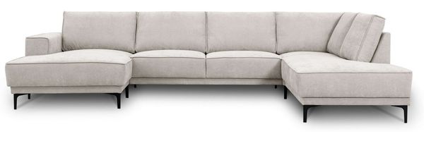 Places of Style Wohnlandschaft Oland, XXL, im zeitlosem Design und hochwertiger Verabeitung