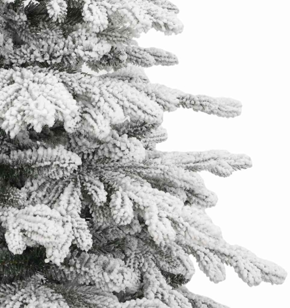 vidaXL Künstlicher klappbarer Weihnachtsbaum Weiß 240 cm PE und PVC 3395663 Bild 10