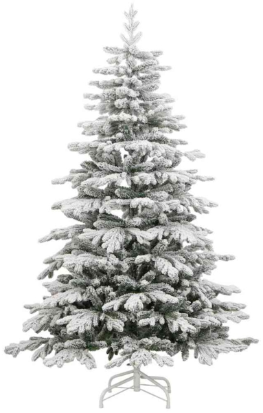 vidaXL Künstlicher klappbarer Weihnachtsbaum Weiß 240 cm PE und PVC 3395663 Bild 4