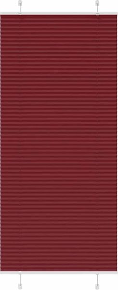 vidaXL Plissee Bordeauxrot 85x200 cm Stoffbreite 84,4 cm Polyester 4015259