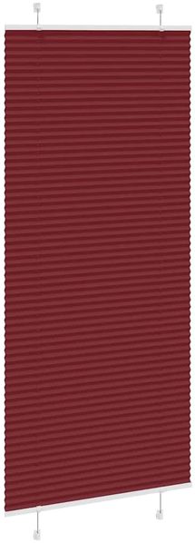 vidaXL Plissee Bordeauxrot 85x200 cm Stoffbreite 84,4 cm Polyester 4015259 Bild 3