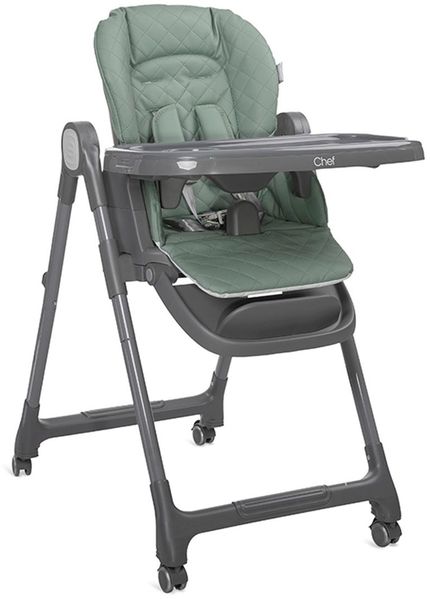 Lorelli Kinderhochstuhl Chef 3 in 1 klappbar Kinderstuhl Booster-Sitz Fußstütze grün
