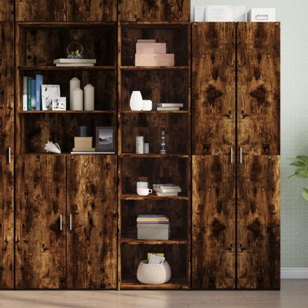 vidaXL Highboard Sonoma-Eiche 50x41x185 cm Holzwerkstoff 3281684