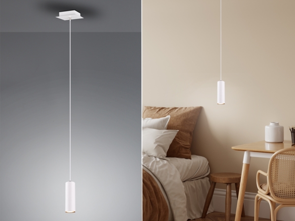 Trio Leuchten Pendelleuchte Marley weiß matt