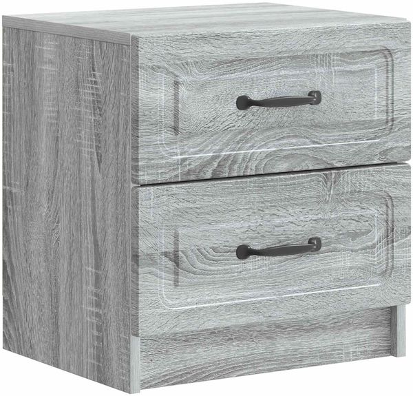 vidaXL Nachttisch Graues Sonoma 43 x 34,5 x 44,5 cm Holzwerkstoff 895687