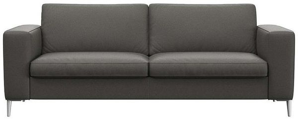 FLEXLUX 2,5-Sitzer Fiore, super Sitzkomfort durch Kaltschaum im Sitz, breite Armlehnen, Füße Alu