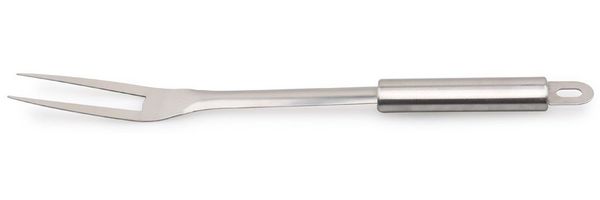 TrendLine 'Deluxe' Grillgabel, Edelstahl Silber, 42,5 cm