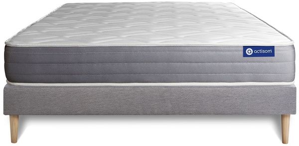 Actimemo dream matratze 180x210 cm + Bettgestell mit lattenrost - Dicke : 22cm - Memory-schaum - H3 Bild 3