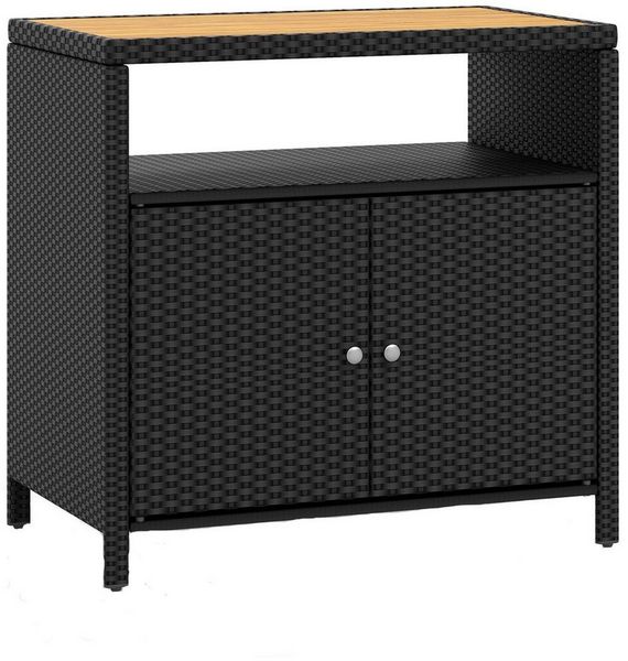 KOMFOTTEU Garten-Geräteschrank, Aufbewahrungsschrank mit Doppeltür, 90x53x86cm