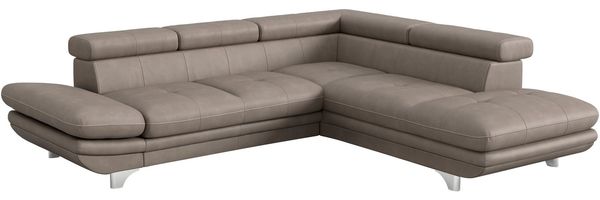 COTTA Ecksofa Enterprise L-Form, mit Arm- & Kopfteilverstellung, wahlweise mit Bettfunktion