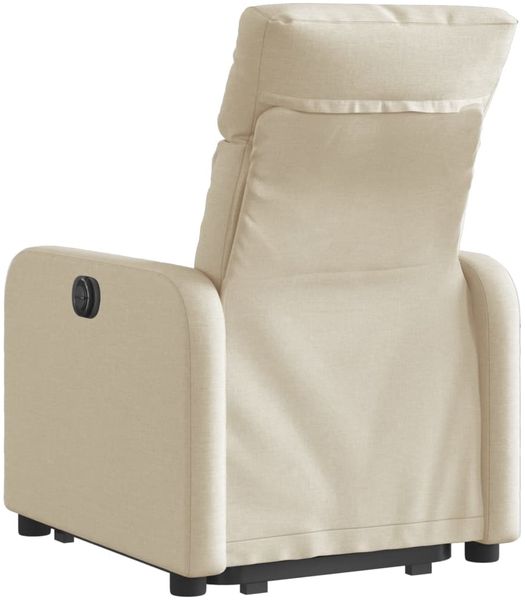vidaXL Relaxsessel mit Aufstehhilfe Creme Stoff 3206707 Bild 5