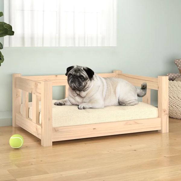 vidaXL Hundebett 65,5x50,5x28 cm Massivholz Kiefer 820187