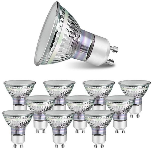Nettlife LED-Leuchtmittel 10ER GU10 Warmweiss 3/4W 3000K Energiesparlampe Reflektor Birne, GU10, 10 St, Warmweiss, Abstrahlwinkel 110° Spot Glühlampen Strahler Nicht dimmbar