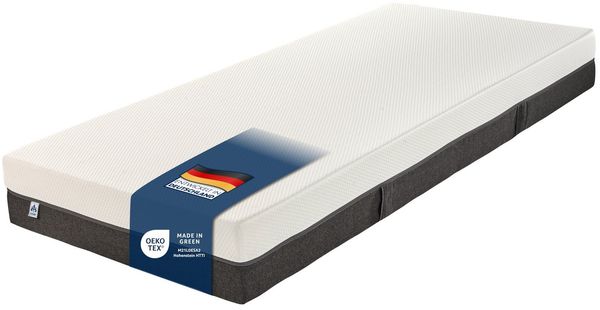 Irisette Selin orthopädische 7-Zonen 1.000er Tonnentaschenfederkernmatratze, Härtegrad 2 (weich), 80 x 200 cm, Öko-Tex Zertifiziert, entwickelt in Deutschland