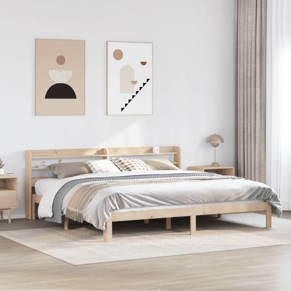vidaXL Bettgestell mit Kopfteil ohne Matratze 200x200 cm 3306796