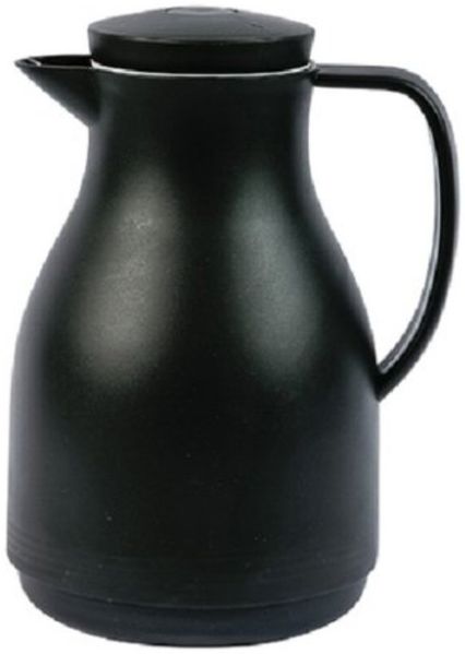 Isolierkanne mit Push-Knopf & Tragegriff, 1 L - ø14,5x23 cm