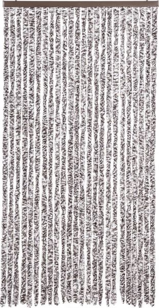 vidaXL Fliegenvorhang Braun und Beige 100x200 cm Chenille 377373 Bild 3
