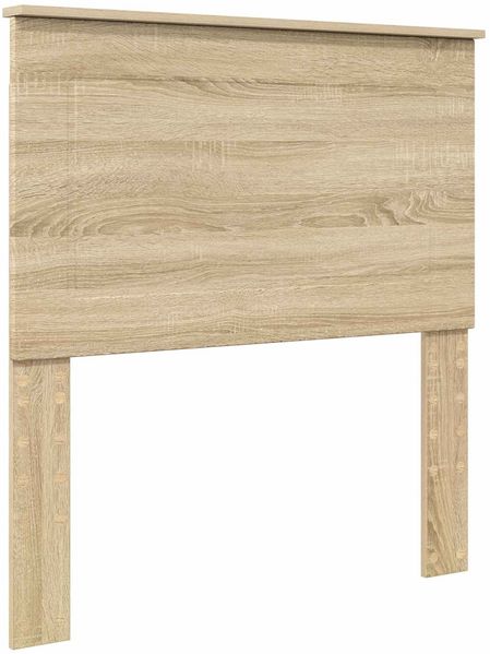 vidaXL Bettrahmen Sonoma-Eiche 100 x 200 cm Ingenieurs Holz 3409491 Bild 7