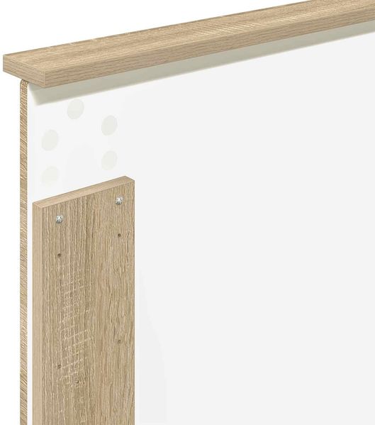 vidaXL Bettrahmen Sonoma-Eiche 100 x 200 cm Ingenieurs Holz 3409491 Bild 12