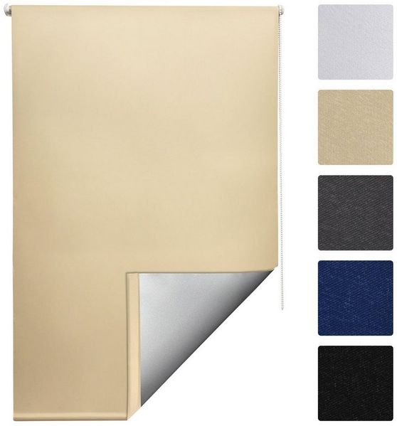 Sol Royal Thermorollo SolReflect T42 für Fenster & Türen Creme, 210 x 70 x 3.55 cm