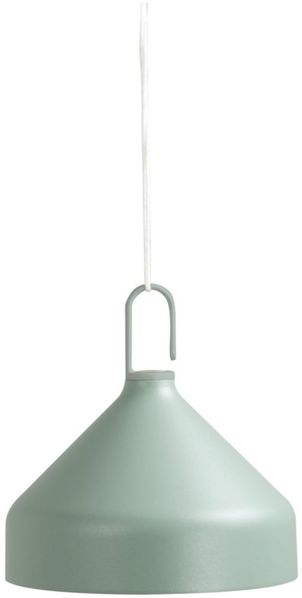 Zafferano, Amelie Sospensione Lampe, Wiederaufladbare und Kabellose Tischlampe mit Touch Control, Geeignet für den Innen- und Außenbereich, Dimmer, 2200-3000 K, Höhe 34 cm, Farbe Blattgrün