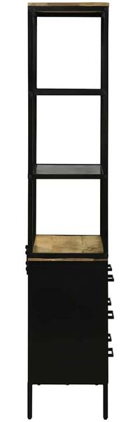 vidaXL Highboard Braun 70 x 35 x 180 cm Massivholz Mango 3310126 Bild 5