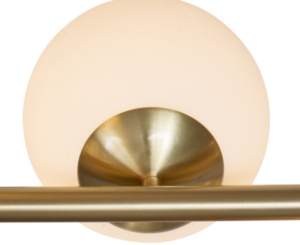 Qazqa Pendelleuchte Monaco, ohne Leuchtmittel, G9, Gold, Hotel chic, Metall, 1-flammig Bild 3