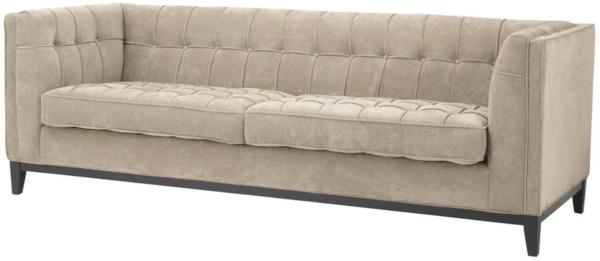 Casa Padrino Luxus Sofa Greige 230 x 81 x H. 78 cm - Luxus Kollektion