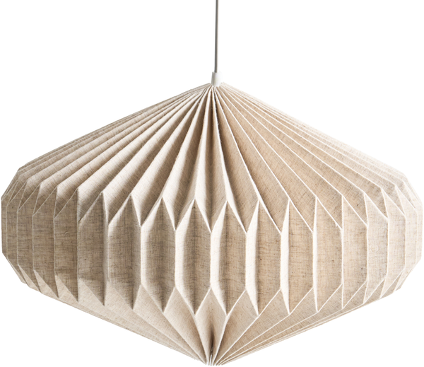 Hängeleuchte VISMAN Baumwolle Beige