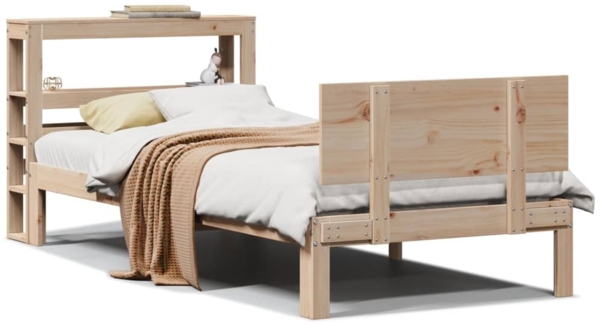 vidaXL Bettgestell mit Kopfteil ohne Matratze 90x200 cm 3306080