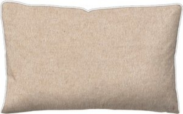 biberna Melange-Flanell Kopfkissenbezug MELANGE UNI, natur Bild 6