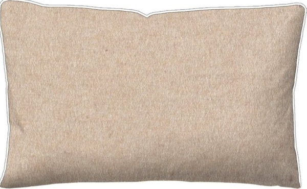 biberna Melange-Flanell Kopfkissenbezug MELANGE UNI, natur Bild 4