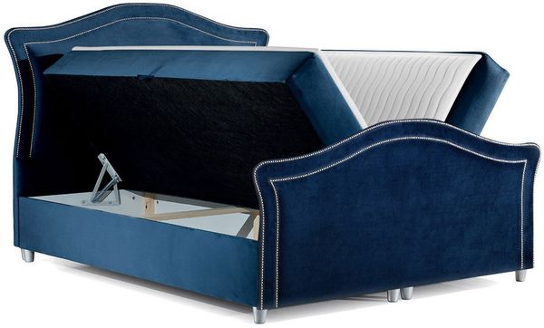 Boxspringbett Bedran Lux, Braun, 160x200 cm Bild 3