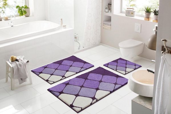 Grund Badteppich Shanga Flieder Größe 60x100 cm