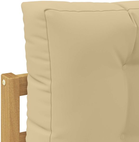 vidaXL 5 Stück Outdoor-Sofagarnitur Polyester Weiß 3391123 Bild 7