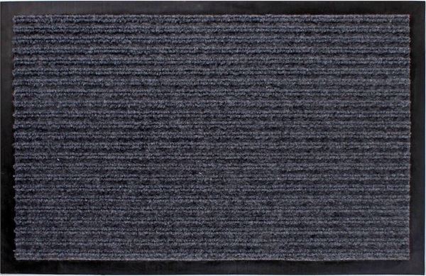 Spetebo Fußmatte Schmutzfangmatte in grau - 90 x 60 cm, rechteckig, Höhe: 10 mm, Türmatte für Innen und Außen
