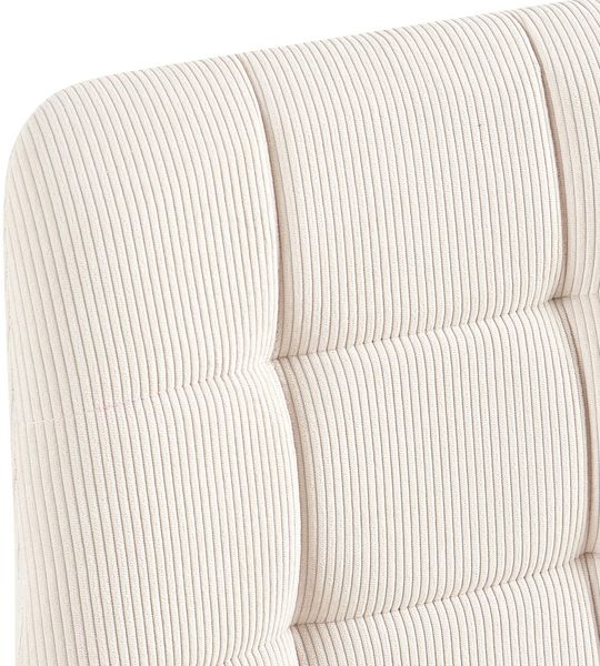 CLP 4er Set Esszimmerstuhl Tilde gepolstert mit Rückenlehne bis 150 kg belastbar,creme Cord Bild 5