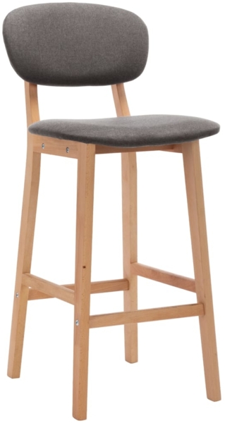 vidaXL Barhocker 2 Stk. Hellgrau Stoff [289367]