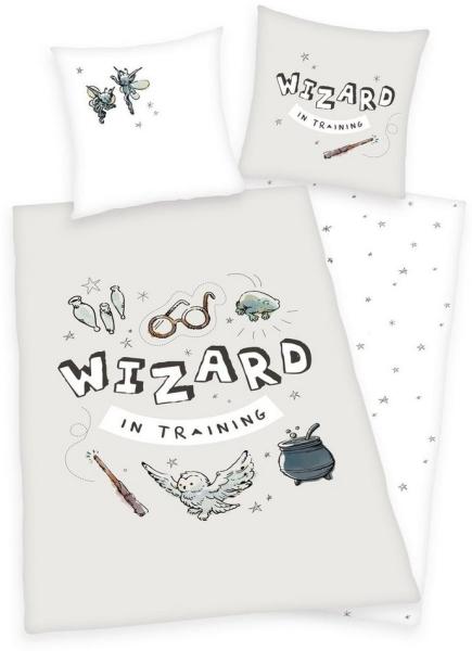 Herding Kinderbettwäsche Harry Potter Wende Bettwäsche Hogwarts Wizard 2tlg 135 x 200 cm