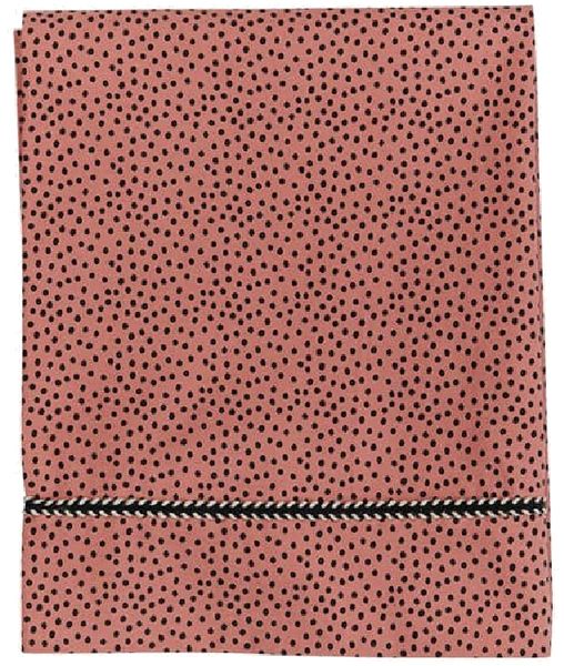 Mies & Co Cozy Dots Babylaken Redwood 80x100 cm Rot