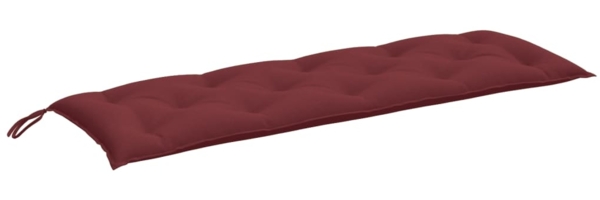vidaXL Gartenbank-Auflage Melange Weinrot 150x50x7 cm Stoff 4002562