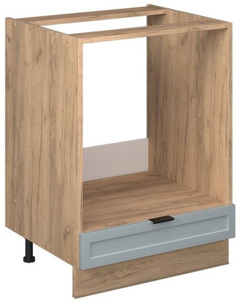 Herdumbauschrank Fame-Line Hellblau-grau 60 cm ohne Arbeitsplatte Vicco Bild 5